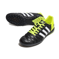 Adidas Adipure 11Pro Black and Green Turf TF Football Boot