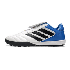Scarpa da calcio Adidas Copa Gloro II Turf TF bianca, nera e blu