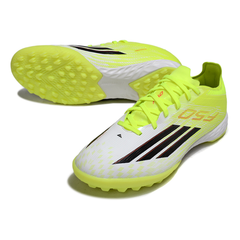Adidas F50 Elite White and Yellow Turf TF Football Boot