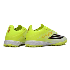 Adidas F50 Elite White and Yellow Turf TF Football Boot