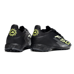 Adidas F50 Elite Black and Light Green Turf TF Football Boot