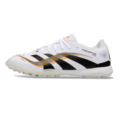 Adidas Predator 25 Elite White Black and Gold Turf TF Football Boot