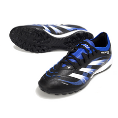 Adidas Predator 25 Elite Black Blue and White Turf TF Football Boot