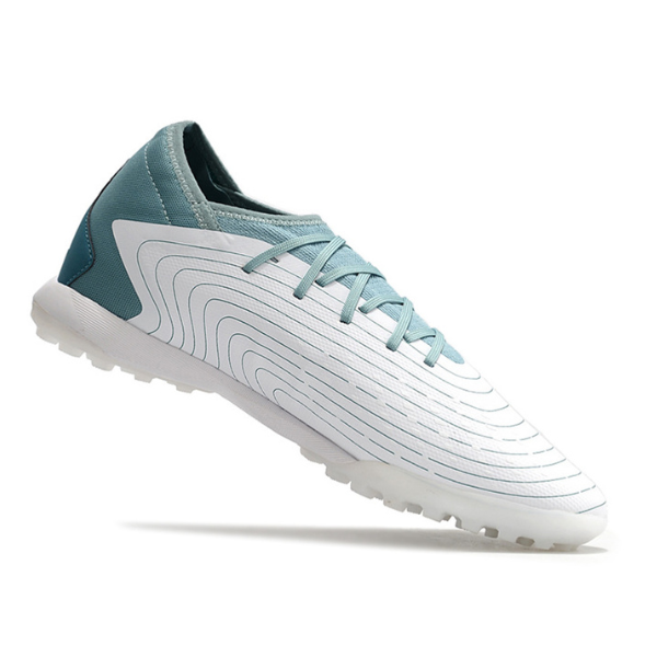 Chuteira Society Adidas Predator Accuracy.3 TF Branca e Azul - VENI Futebol