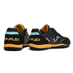 Joma Top Flex Black and Orange Turf TF Football Boot