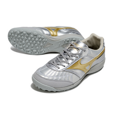 Scarpa da calcio Mizuno Morelia Neo 4 Silver and Gold Turf TF