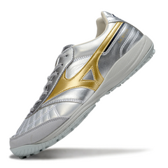 Scarpa da calcio Mizuno Morelia Neo 4 Silver and Gold Turf TF