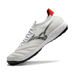 Botas de fútbol Mizuno Neo Sala Turf TF en blanco, negro y rojo