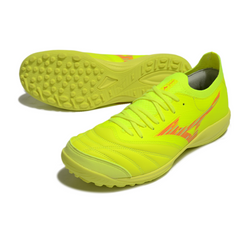 Bota de fútbol Mizuno Neo Sala Turf TF verde y roja