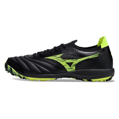 Mizuno Neo Sala Turf TF Black and Light Green Football Boot