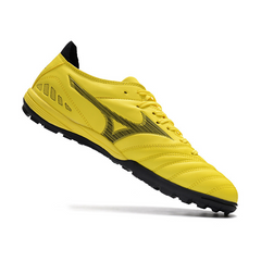 Chuteira Society Mizuno Morelia Sala TF Amarela e Preta - VENI Futebol