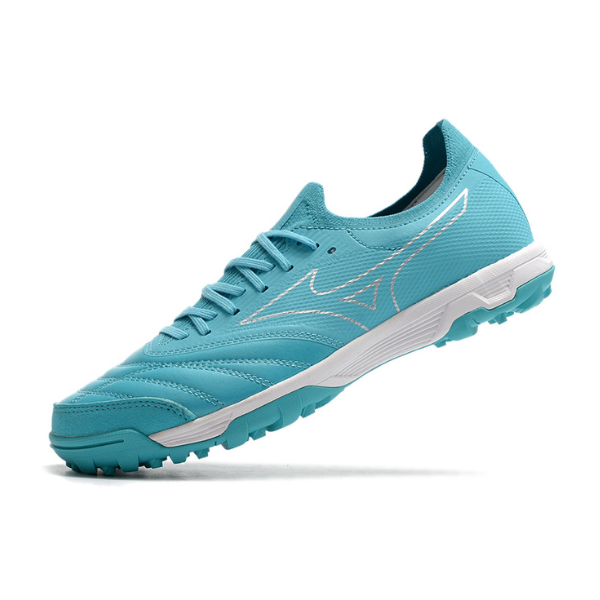 Chuteira Society Mizuno Neo Sala TF Azul Claro - VENI Futebol