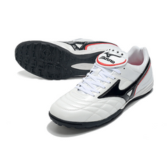Chuteira Society Mizuno Wave Cup TF Branca e Preta - VENI Futebol