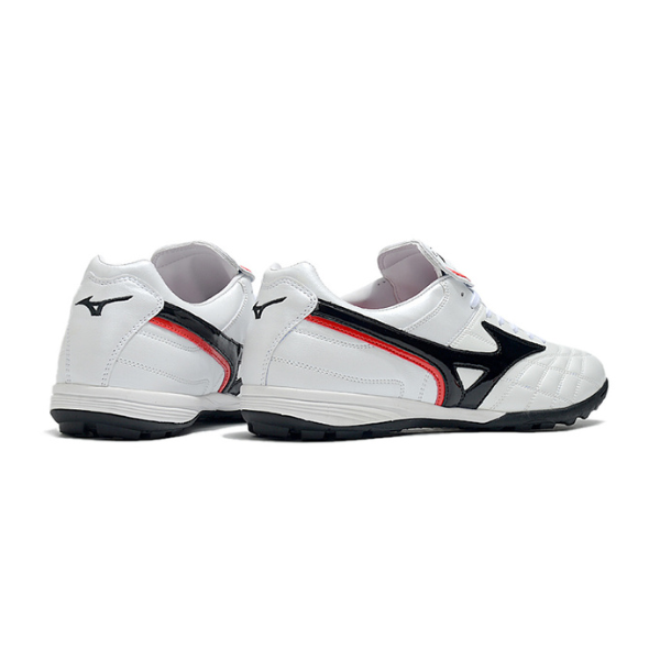 Chuteira Society Mizuno Wave Cup TF Branca e Preta - VENI Futebol