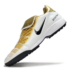 Scarpa da calcio Nike Air Zoom Total 90 III Turf TF bianca e oro