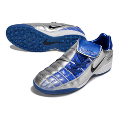Scarpa da calcio Nike Air Zoom Total 90 III Turf TF grigia e blu