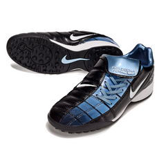 Nike Air Zoom Total 90 III Black and Blue Turf TF Football Boot