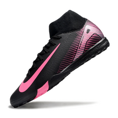 Nike Zoom Mercurial Superfly 10 Elite Black and Pink Turf TF Football Boot