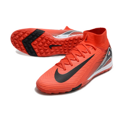 Botas de fútbol Nike Zoom Mercurial Superfly 10 Elite Turf TF rojas y negras