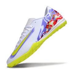 Nike Zoom Mercurial Vapor 16 Academy White and Purple Turf TF Football Boot
