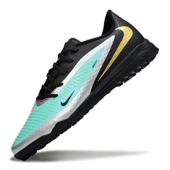 Nike Phantom 6 Academy Black and Green Turf TF Football Boot