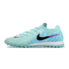 Chuteira Society Nike Phantom GX2 Elite TF Azul Claro e Preta - VENI Futebol