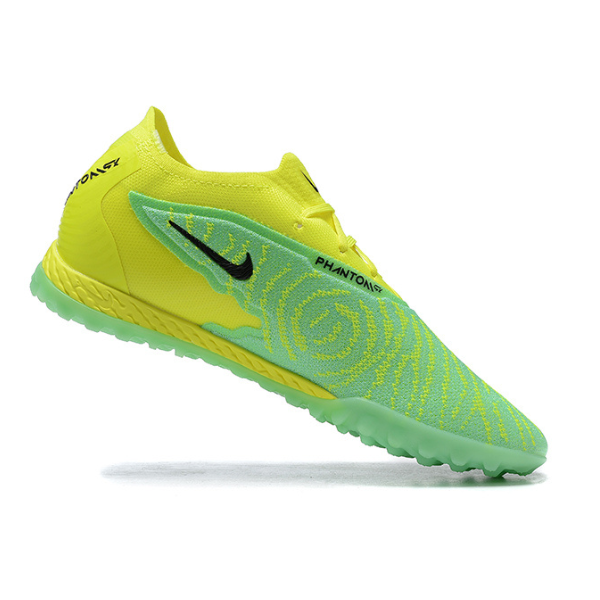 Chuteira Society Nike Phantom GX Elite TF Verde e Amarela - VENI Futebol