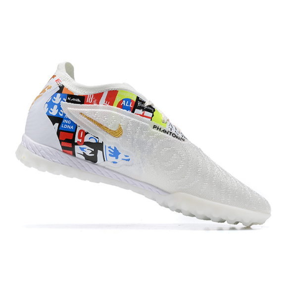 Chuteira Society Nike Phantom GX Elite TF Kane Branca Pack - VENI Futebol