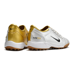 Scarpa da calcio Nike Total 90 III Turf TF grigia e oro