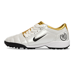 Scarpa da calcio Nike Total 90 III Turf TF bianca e oro