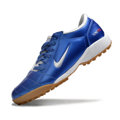 Bota de fútbol Nike Total 90 III Turf TF azul y blanca