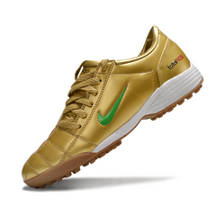 Botas de fútbol Nike Total 90 III Turf TF doradas y verdes