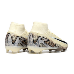 Nike Air Zoom Mercurial Superfly 10 Elite Beige Firm Ground FG Kids Football Boot