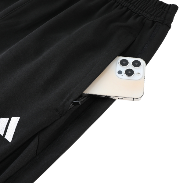 Conjunto Adidas Camiseta + Calça Preta - VENI Futebol