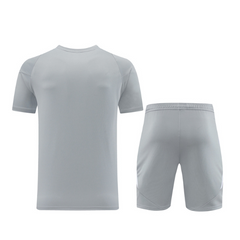 Conjunto Adidas Camiseta + Short Cinza e Branco - VENI Futebol