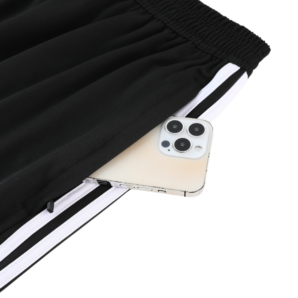 Conjunto Adidas Camiseta + Short Preta - VENI Futebol