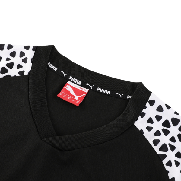 Conjunto Puma Camiseta + Calça Preta e Branca - VENI Futebol