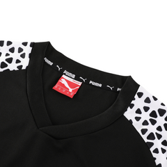 Conjunto Puma Camiseta + Calça Preta e Branca - VENI Futebol