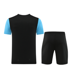 Conjunto Nike Camiseta + Short Azul e Preta - VENI Futebol