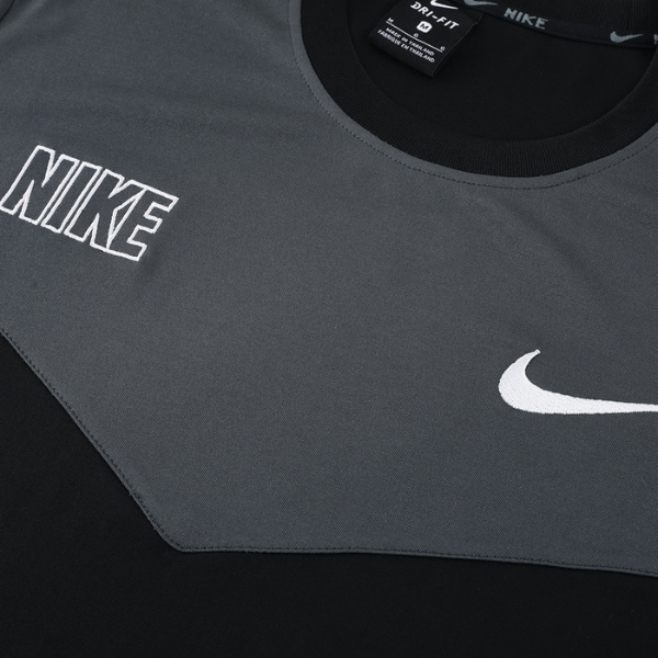 Conjunto Nike Camiseta + Short Cinza e Preta - VENI Futebol
