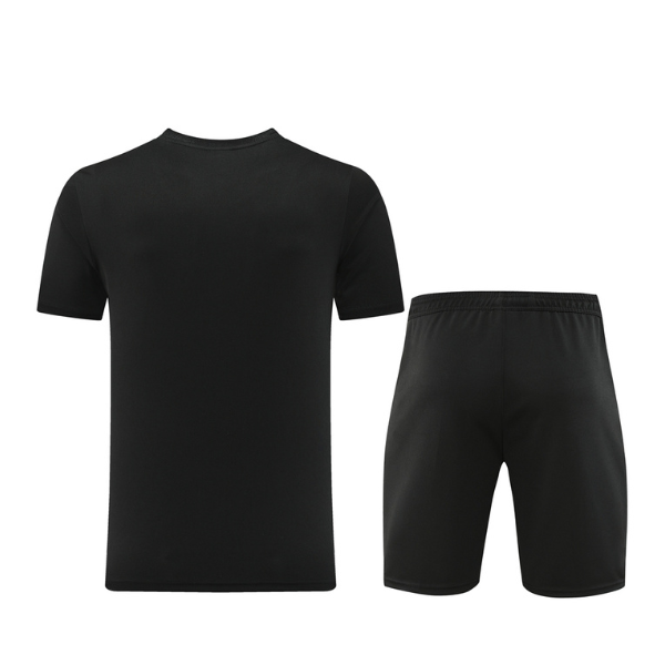 Conjunto Nike Camiseta + Short Preta e Verde - VENI Futebol