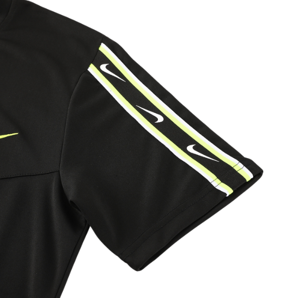 Conjunto Nike Camiseta + Short Preta e Verde - VENI Futebol