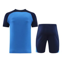 Completo da allenamento Nike Blue T-shirt e pantaloncini