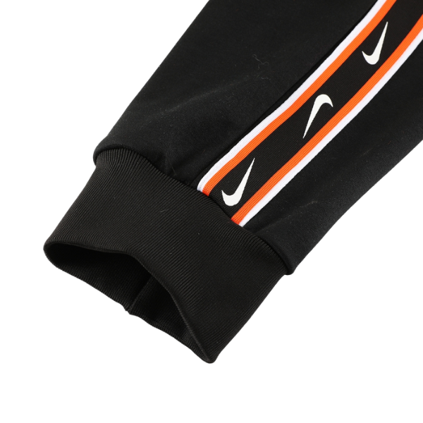 Conjunto de Frio Nike Jaqueta + Calça Preta, Cinza e Laranja - VENI Futebol