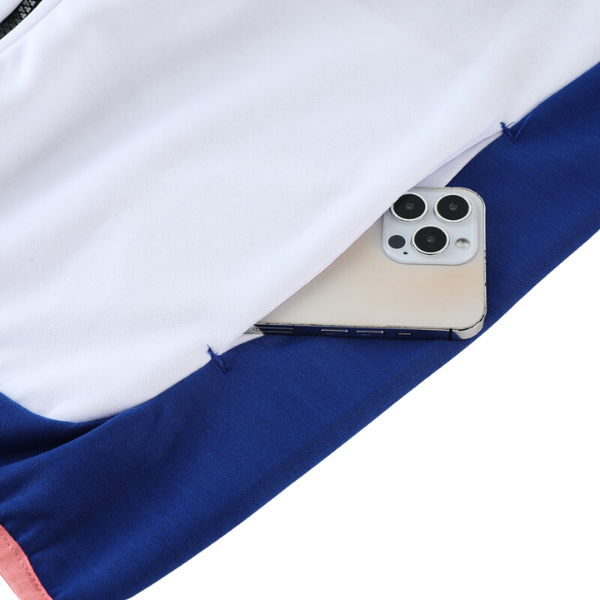 Conjunto de Frio Nike Tech-Fleece Casaco + Calça Azul e Branco - VENI Futebol