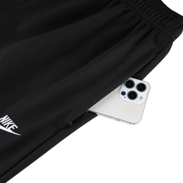 Conjunto de Frio Nike Casaco + Calça Preto e Branco - VENI Futebol