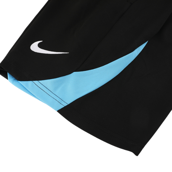 Conjunto Adidas Camiseta + Short Azul Claro e Preto - VENI Futebol