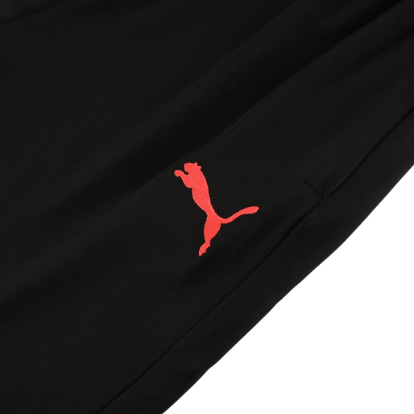 Conjunto Puma Camiseta + Calça Laranja e Preta - VENI Futebol