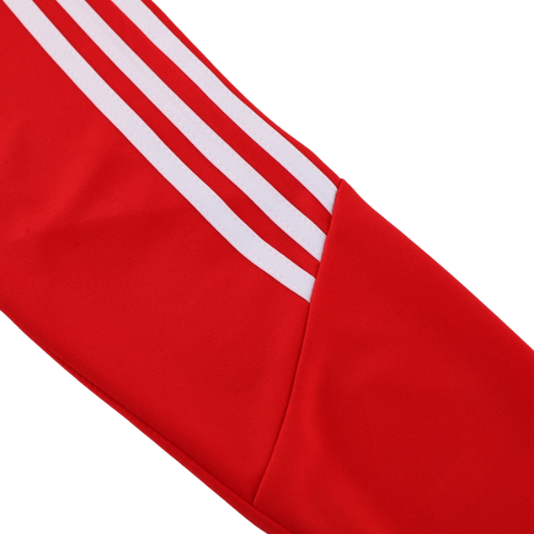 Conjunto de Frio Adidas Blusão + Calça Vermelho e Preto - VENI Futebol