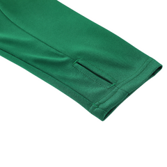 Adidas Cold Set Top e pantaloni Cold Set con cerniera a un quarto verde e nero